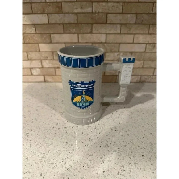 Disney Parks Exclusive WDW Walt World Magic Kingdom Castle Tower Coffee Mug Cup - Picture 3 of 4
